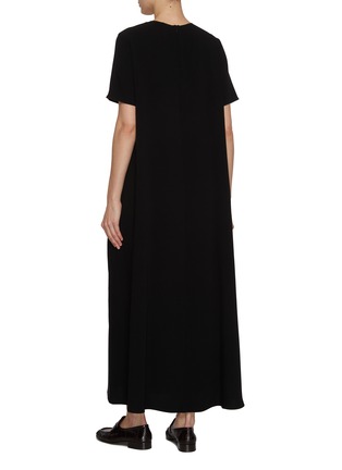 Back View - Click To Enlarge - THE ROW - Robi Short Sleeve Maxi Dress