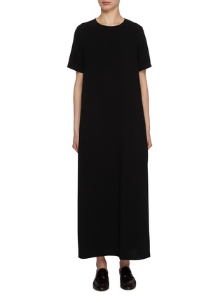 Main View - Click To Enlarge - THE ROW - Robi Short Sleeve Maxi Dress