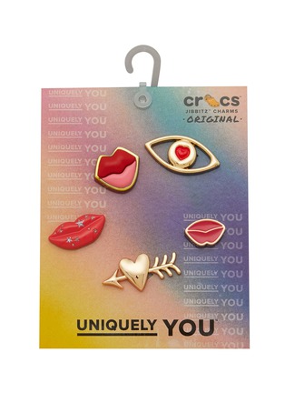 Main View - Click To Enlarge - CROCS - Valentines Lips Jibbitz Charm — Set Of 5