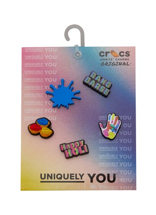 Main View - Click To Enlarge - CROCS - Celebrate Holi Jibbitz Charm — Set Of 5