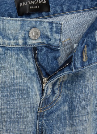  - BALENCIAGA - Low Rise Straight Leg Paneled Denim Jeans