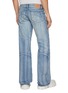 Back View - Click To Enlarge - BALENCIAGA - Low Rise Straight Leg Paneled Denim Jeans