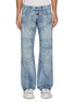 Main View - Click To Enlarge - BALENCIAGA - Low Rise Straight Leg Paneled Denim Jeans