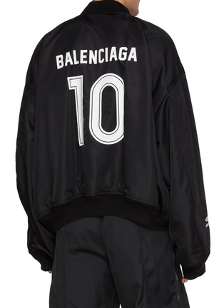 Back View - Click To Enlarge - BALENCIAGA - Soccer Varsity Bomber Jacket