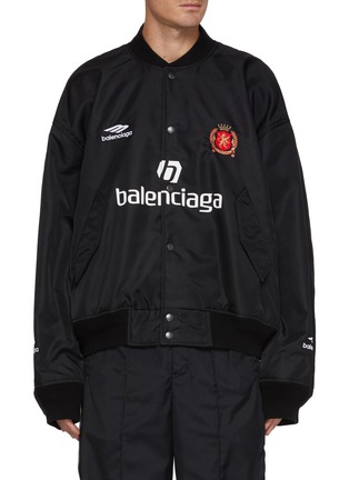 Main View - Click To Enlarge - BALENCIAGA - Soccer Varsity Bomber Jacket