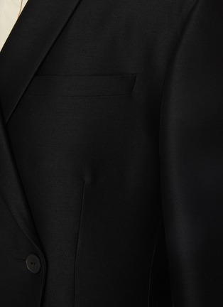  - THE ROW - Deon Double Breasted Wool Silk Blazer