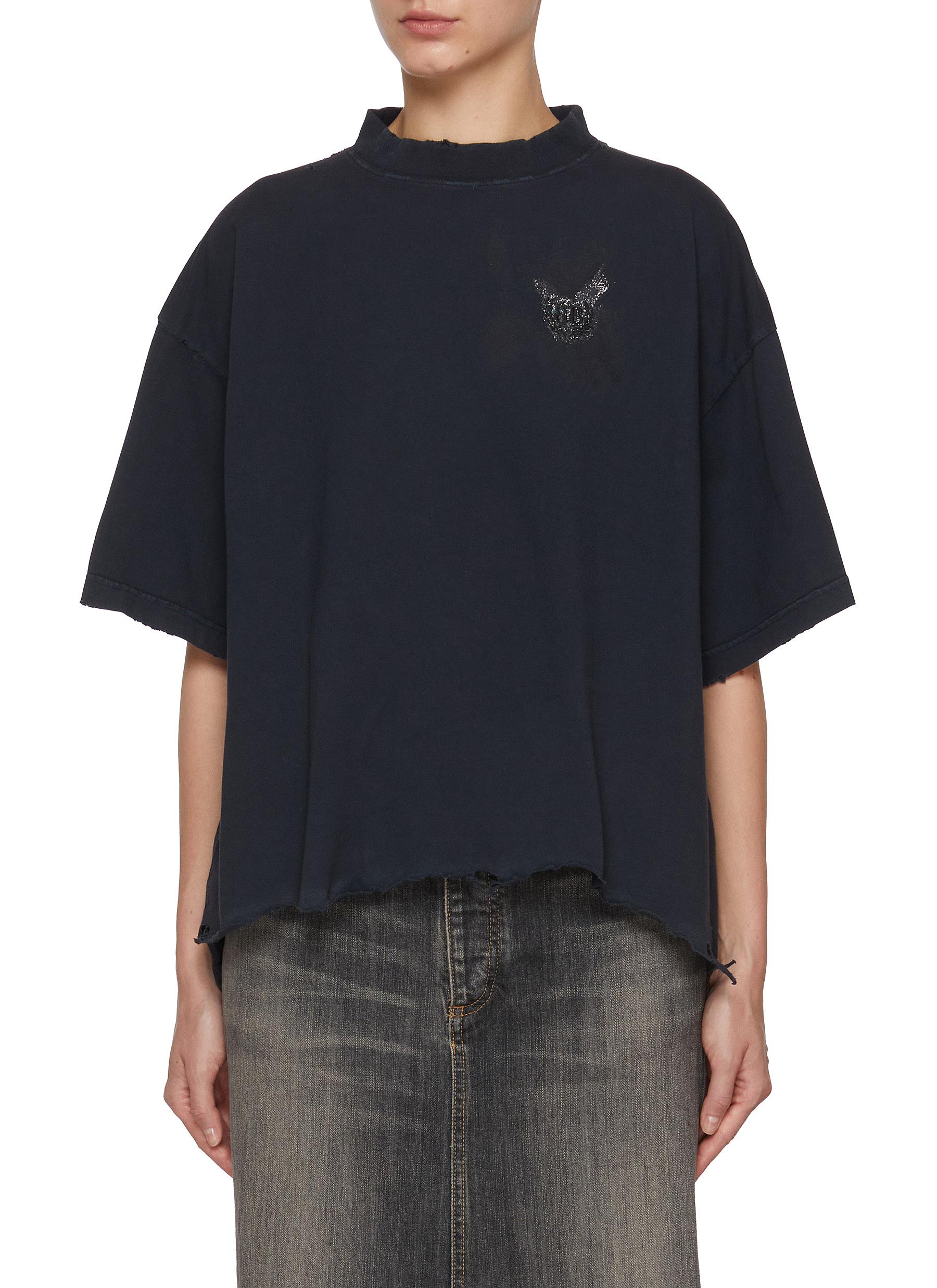 【BALENCIAGA】Balenciaga Nail Polish Cropped Tシャツ Medium-783399TSVD52014_F.jpg?v=1