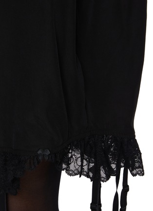  - BALENCIAGA - Lingerie Hem Button Up Shirt Dress