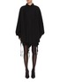 Main View - Click To Enlarge - BALENCIAGA - Lingerie Hem Button Up Shirt Dress