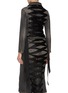 Back View - Click To Enlarge - BALENCIAGA - Lace Up Back Denim Jacket