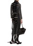 Figure View - Click To Enlarge - BALENCIAGA - Lace Up Back Denim Jacket