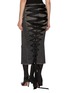 Back View - Click To Enlarge - BALENCIAGA - Lace Up Back Denim Pencil Skirt