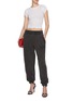 Figure View - Click To Enlarge - T BY ALEXANDER WANG - Logo Graphic Sweatpants