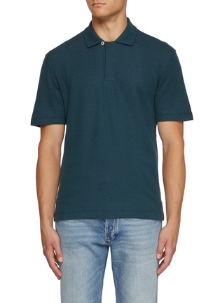 Main View - Click To Enlarge - ZEGNA - Cotton Polo Shirt