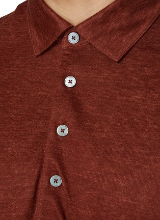  - ZEGNA - Linen Polo Shirt