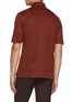 Back View - Click To Enlarge - ZEGNA - Linen Polo Shirt