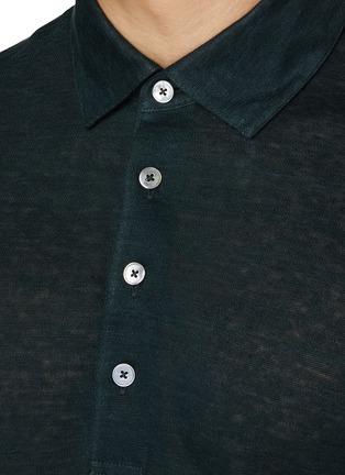  - ZEGNA - Linen Polo Shirt
