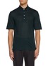 Main View - Click To Enlarge - ZEGNA - Linen Polo Shirt