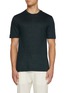 Main View - Click To Enlarge - ZEGNA - Short Sleeve Linen T-shirt