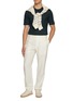 Figure View - Click To Enlarge - ZEGNA - Short Sleeve Linen T-shirt