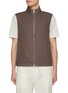 Main View - Click To Enlarge - ZEGNA - Zip Up Linen Vest