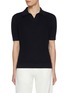 Main View - Click To Enlarge - ZEGNA - Open Collar Cotton Polo Shirt