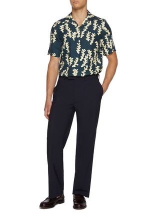 Figure View - Click To Enlarge - ZEGNA - Printed Short Sleeve Shirt