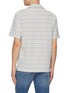 Back View - Click To Enlarge - ZEGNA - Striped Cotton Polo shirt