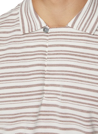  - ZEGNA - Striped Polo Shirt