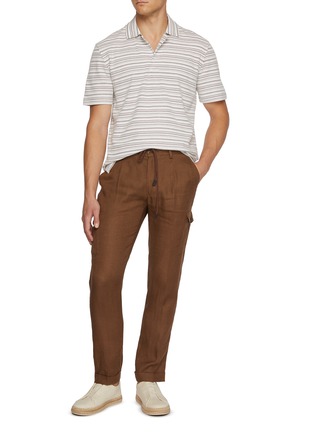 Figure View - Click To Enlarge - ZEGNA - Striped Polo Shirt