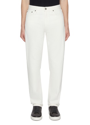 Main View - Click To Enlarge - ZEGNA - 5-Pocket Cotton Straight Leg Jeans