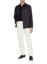 Figure View - Click To Enlarge - ZEGNA - 5-Pocket Cotton Straight Leg Jeans