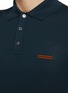  - ZEGNA - Embroidered Logo Cotton Polo Shirt