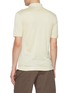 Back View - Click To Enlarge - ZEGNA - Short Sleeve Silk Polo Shirt