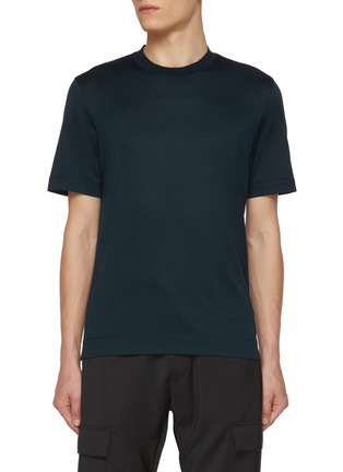 Main View - Click To Enlarge - ZEGNA - Lightweight Cotton Silk T-Shirt