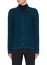 Main View - Click To Enlarge - ZEGNA - Camp Collar Knitted Wool Polo Shirt