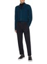 Figure View - Click To Enlarge - ZEGNA - Camp Collar Knitted Wool Polo Shirt