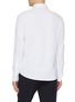 Back View - Click To Enlarge - ZEGNA - Half Button Cotton Dress Shirt