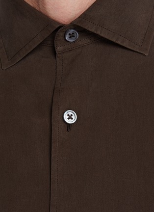  - ZEGNA - Long Sleeve Silk Shirt