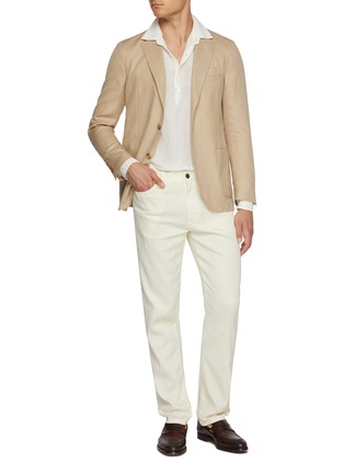 Figure View - Click To Enlarge - ZEGNA - Comfort Light Wash Jeans