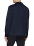 Back View - Click To Enlarge - ZEGNA - Patch Pocket Cotton Linen Cashmere Blend Jersey Jacket