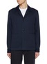 Main View - Click To Enlarge - ZEGNA - Patch Pocket Cotton Linen Cashmere Blend Jersey Jacket