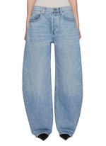 ALEXANDERWANG | Oversized Rounded Logo Back Light Wash Jeans ALEXANDERWANG | Oversized Rounded Logo Back Light Wash Jeans
