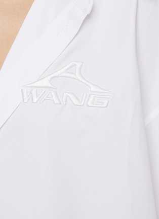  - ALEXANDERWANG - Oversized Embroidered Cotton Shirt