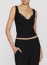 Figure View - Click To Enlarge - SKIMS - Soft Lounge Tank With Lace Bralette