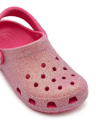 Detail View - Click To Enlarge - CROCS - Classic Iridescent Glitter Toddlers' Clog