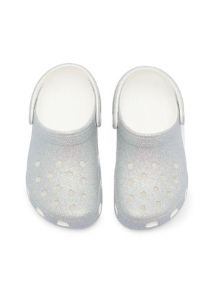 Figure View - Click To Enlarge - CROCS - Classic Iridescent Glitter Kids' Clogs