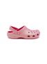 Main View - Click To Enlarge - CROCS - Classic Iridescent Glitter Kids' Clogs