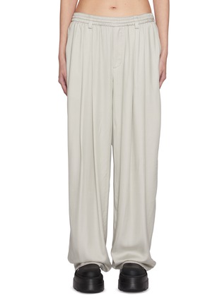 Main View - Click To Enlarge - ALEXANDERWANG - Turned Down Elastic Waistband Pants