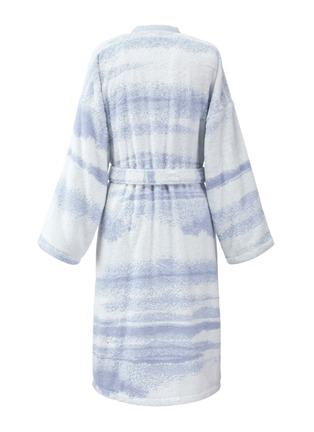 Detail View - Click To Enlarge - YVES DELORME - Horizons Cotton Bath Robe — Size S